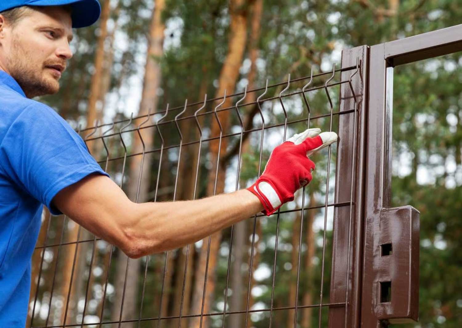 Clôture et portail, y compris portail électrique