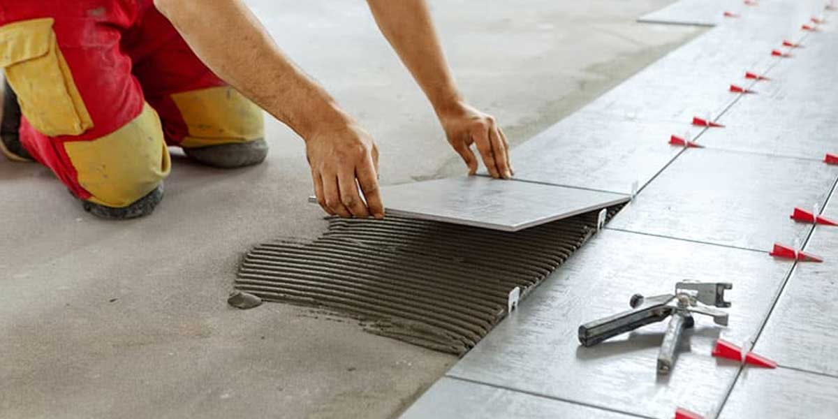 Pose de carrelage intérieur